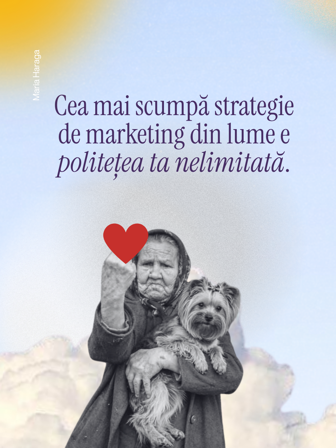 Maria Haraga — Workshop Cum să faci business fără people pleasing